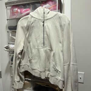 lululemon athletica Cream Cowl Neck Sweater